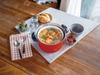 Thermos Vacuum Insulated Cooker Shuttle Chef 2.8L (3-5 servings) Urban Red CeraProtect Coat KBJ-3002 UR