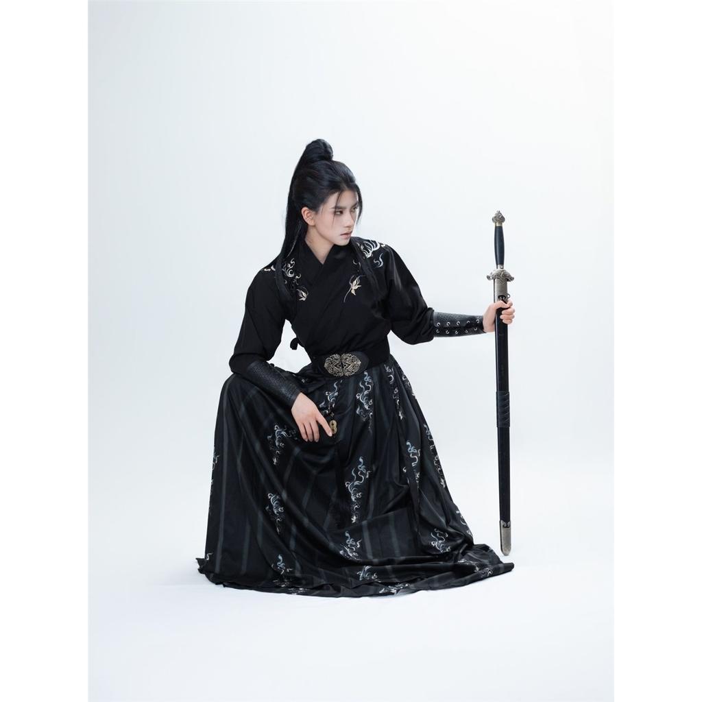 Men's & Couple's Song Dynasty Style Hanfu, Chivalrous Martial Arts Daily Suit With Bamboo Pattern