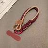 1Pc Collision Color Woven Phone Case Universal Hanging Rope Short Handheld Pendant Anti Fall Versatile Wristband Trend Niche