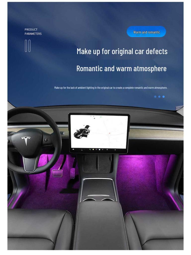Tesla Model 3/Y/S/X Ambient LED Decorative Lighting Kit