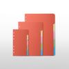 10Pcs A 5 A 6 B5 Binders Index Dividers Binders Dividers Binders Index Dividers for Travel Diary Journal