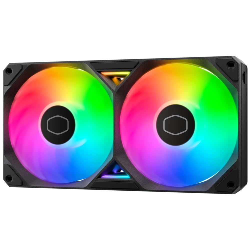 

Cooler Master SickleFlow Edge 240 ARGB PC Case Fan, 240mm, Integrated Frame, Black, MFX-B2DN-25DP2-R1, FN2500