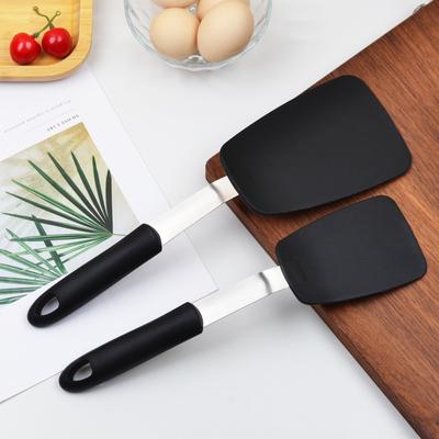 Espátula de silicona antiadherente para freír espátula creativa para freír bistec espátula con ranuras espátula para freír pescado espátula cocina cocinar