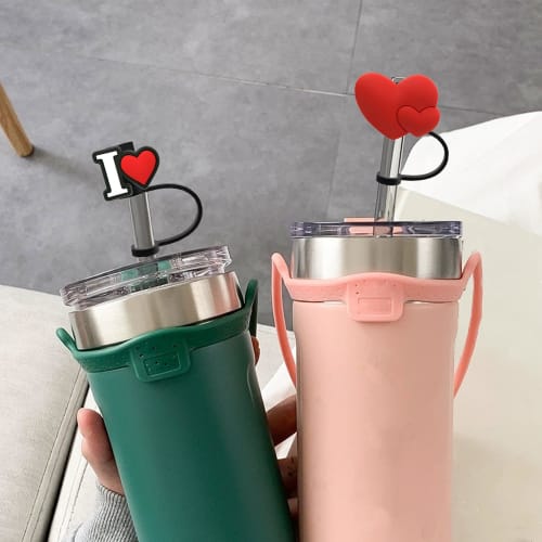 Straw Cover for Stanley 40oz & 30oz Tumblers, Straw Topper, Sports Straw Cover Cap, Stanley Cup, Baseball Straw Cover for Yeti, Boy's Birthday Gift