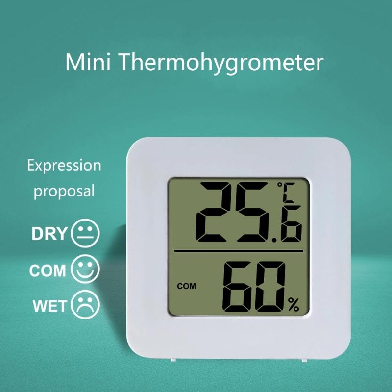 Temp Hygrometer Gauge Sensor Humidity Meter Indoor Thermometer Weather-Station