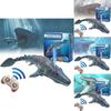 Exciting 24g Remote Control Floating Water Dinosaur Toy With Spray Feature For Kids