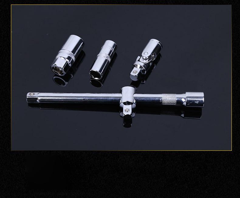 Dual 32-Piece Socket and Ratchet Tool Kit for Auto Repair & Car Maintenance