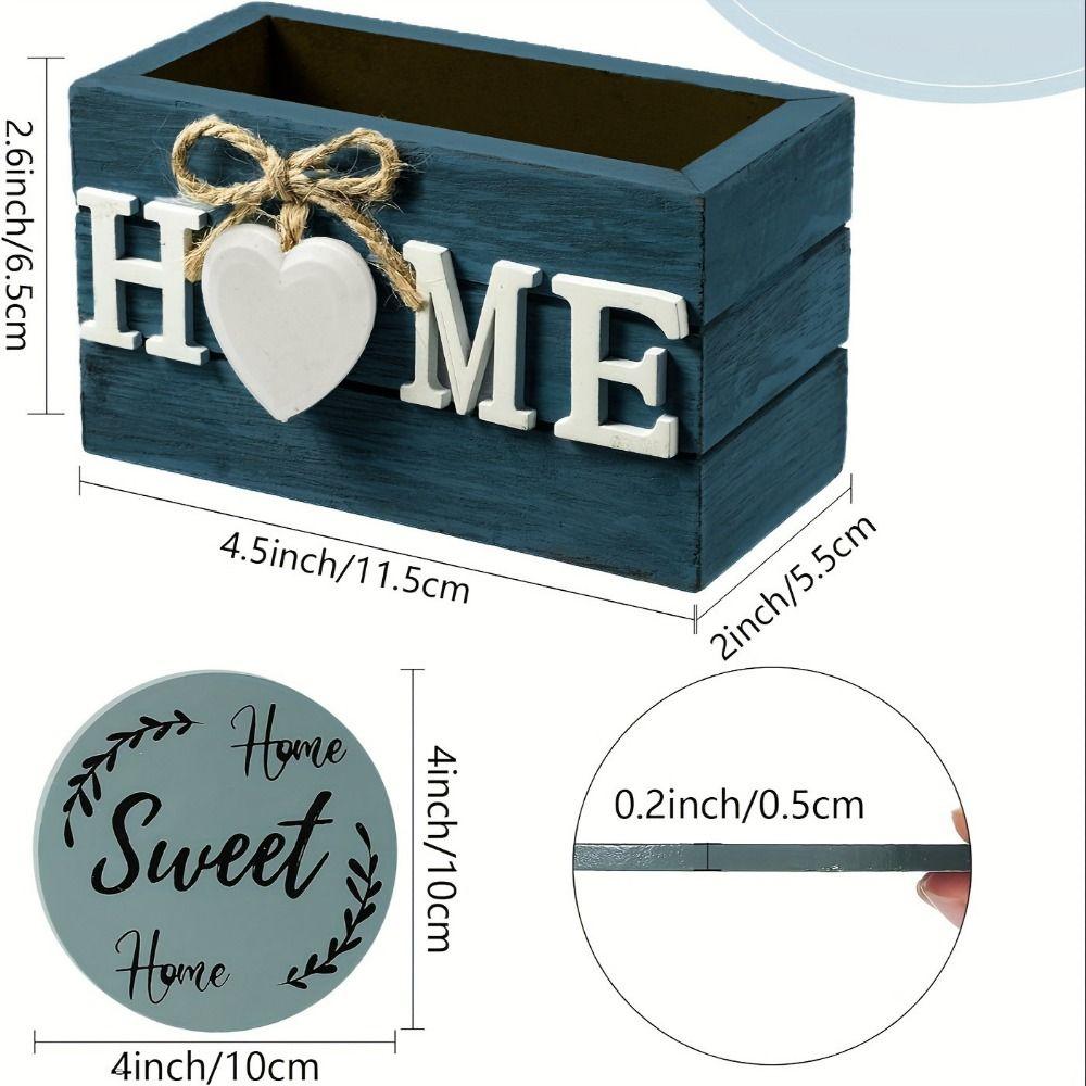 6pcs/set Household Kitchen Tableware Wooden Cup Trays Decoration Retro Insulated Coasters