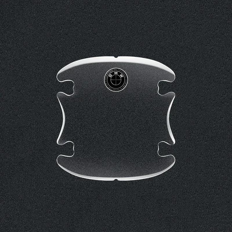 

New Hots E60 4pcs Car Door Handle Bowl Sticker Protective Film Anti-collision Anti-Scratch Sticker For Bmw 50th M E46 E90 E60 F