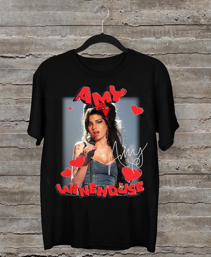 New Popular Amy Winehouse Gift For Fan Black S2345XL Unisex TShirt Unisex T-Shirt M