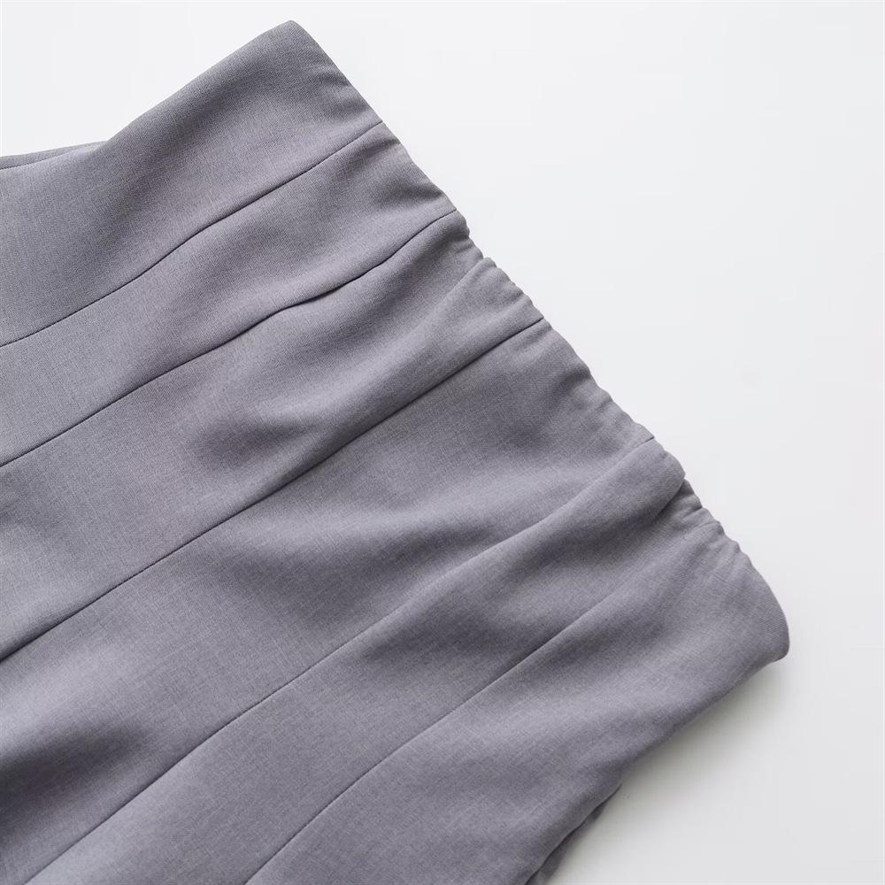 2025 Spring Women's Elegant Slim Strapless Top & Short Skirt Set