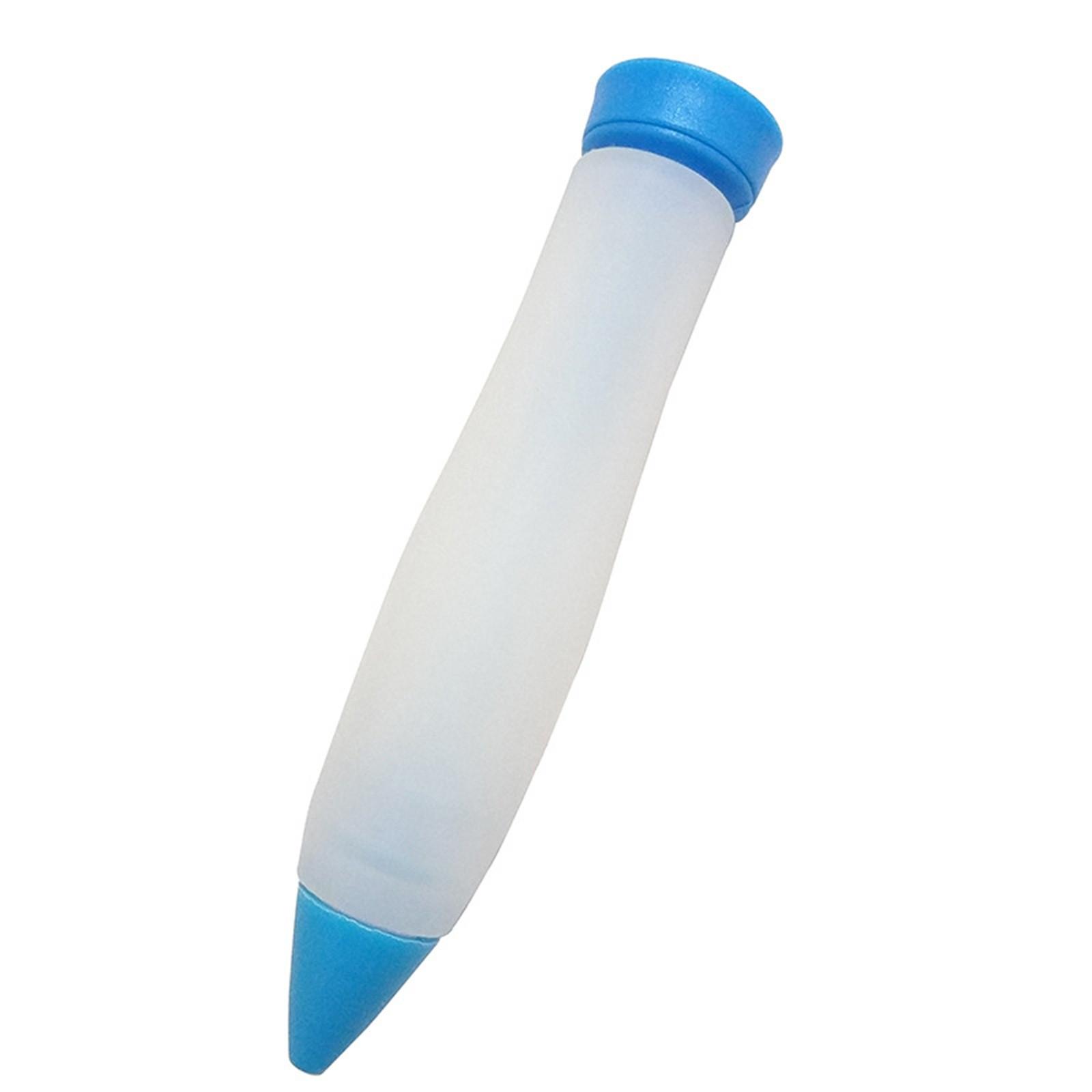 

1PC Cup Icing Piping Silicone Nozzle Dessert Decorator Cake Pen Cake DIY Doodle Pen Milking Grease Pen синий