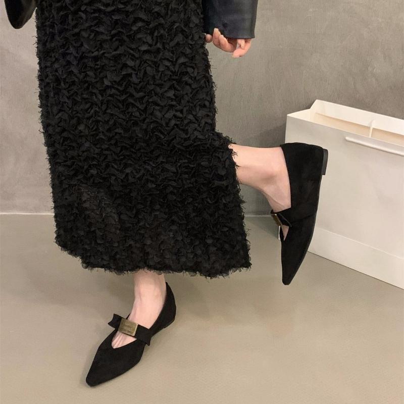 Fashion Fashion Versatile Woman Shoes 2025 Autumn New Pointed Flat Shoe Simple Women's Mary Jane Shoes Anti Slip Women Casual Shoe