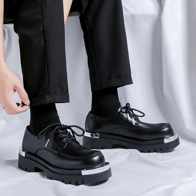 Modne Nowe Platformy Męskie Codzienne Skórzane Buty Luksusowa Marka Outdoorowe Buty Wizytowe Modne Eleganckie Biznesowe Buty Oxford Męskie Formalne Buty