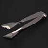 Rust-proof Serrated Ice Cube Clip 304 Stainless Steel Serving Tongs Food Tong Barbecue Clip  Bar