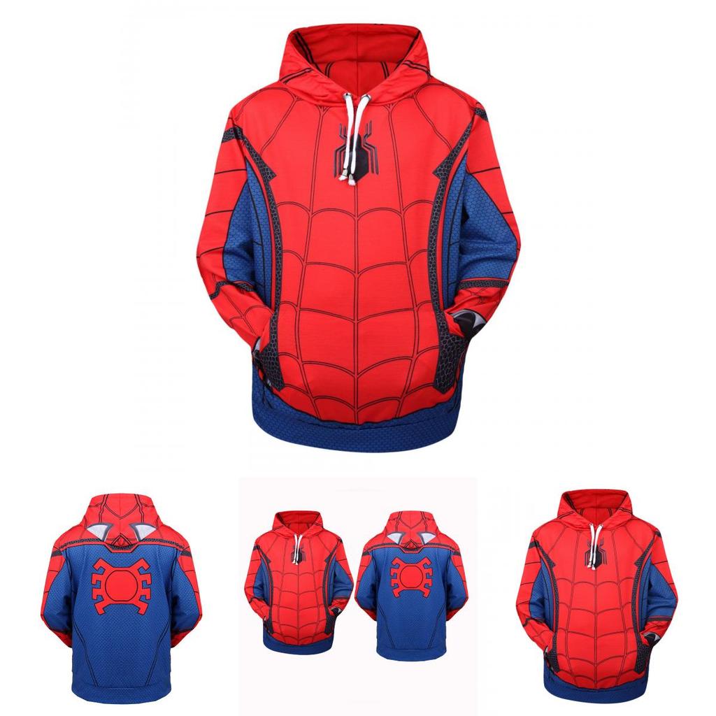 Cosplay Insomniac Spiderman Comic Costume 3d Print Halloween Hoodies Coats