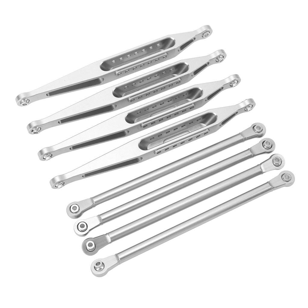 Upper Lower Suspension Links Aluminium Alloy High Strength Exquisite RC Suspension Links Set for LOSI 1 8 LMT 4WD RC Car