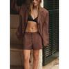 Lapel Thin Belt Suit Outwear 2010821 2010822 Strap Decoration Mid Waist Shorts 3152428