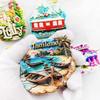 Monaco Refrigerator Stickers Iceland Travelling Souvenirs Canada Italy Thailand Bali Fridge Magnets Wedding Gifts Home Decor