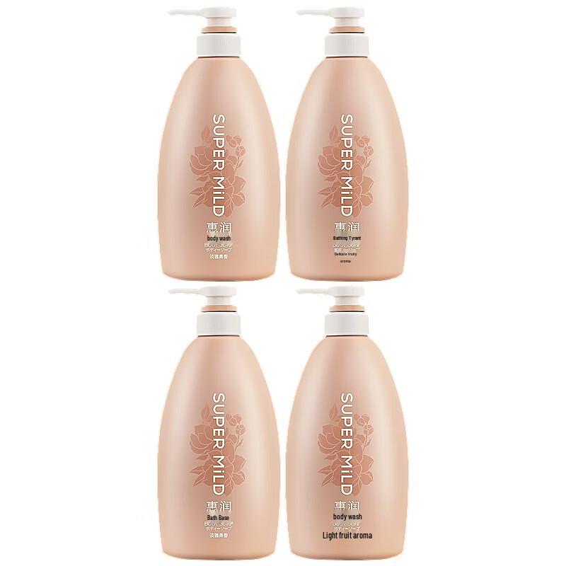 SUPER MiLD Elegant Fruity Fragrance Shower Gel (4x590ml)