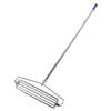 Sand Bunker Rake 4.5FT 304 Stainless Steel Course Roller Sand Trap Rake for     High   Baseball Fields Garden Landscape Beach