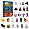 Horror Halloween Advent Calendar Versatile Festive Party 24 Days of Spooky Countdown Pendant Holiday Gifts for Boys Girls