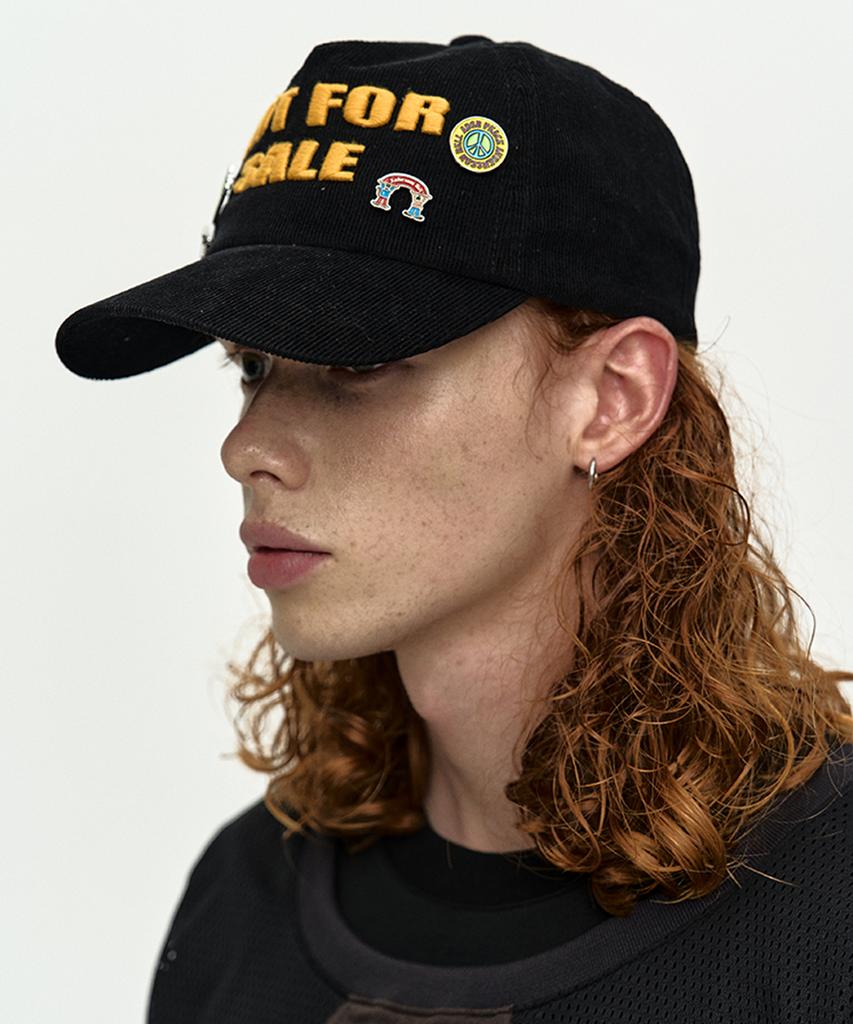 ADSB ANDERSSON BELL Unisex Not For Sale Badge Cap Aaa529U(Black)