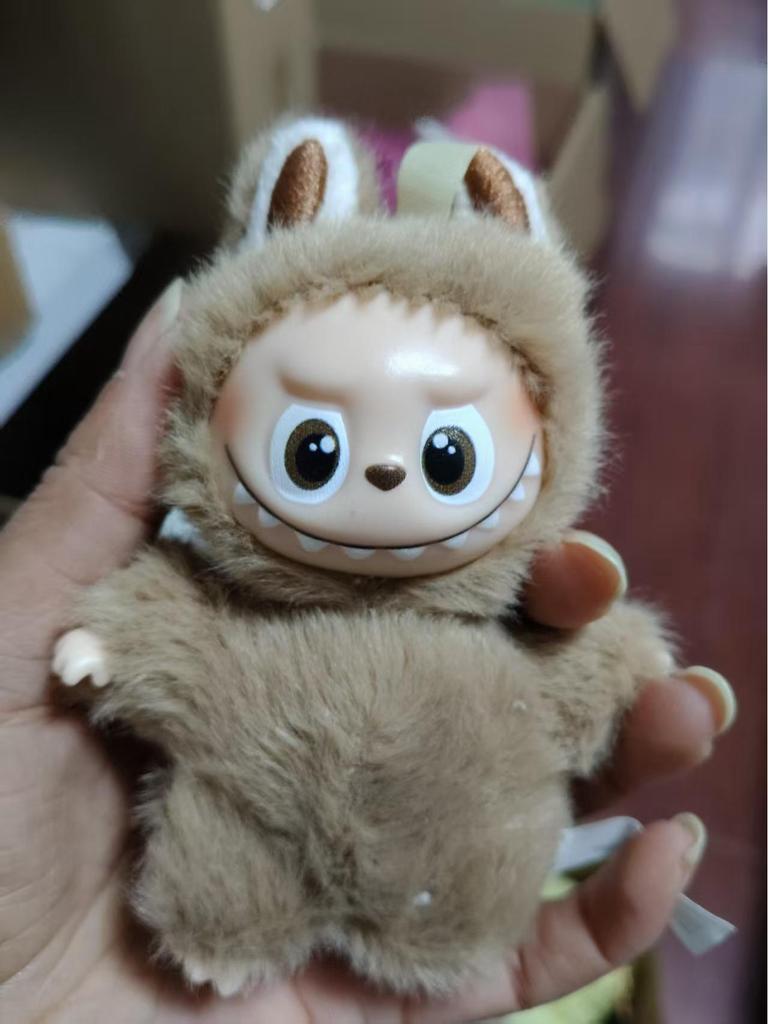 In Stock: Fast Shipping Fabric Doll Keychain with Vinyl Face - Blind Box Plush Figure