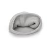 New solid color flower jacquard hat women's autumn and winter warm wool hat Internet celebrity windproof hat manufacturer knitted hat