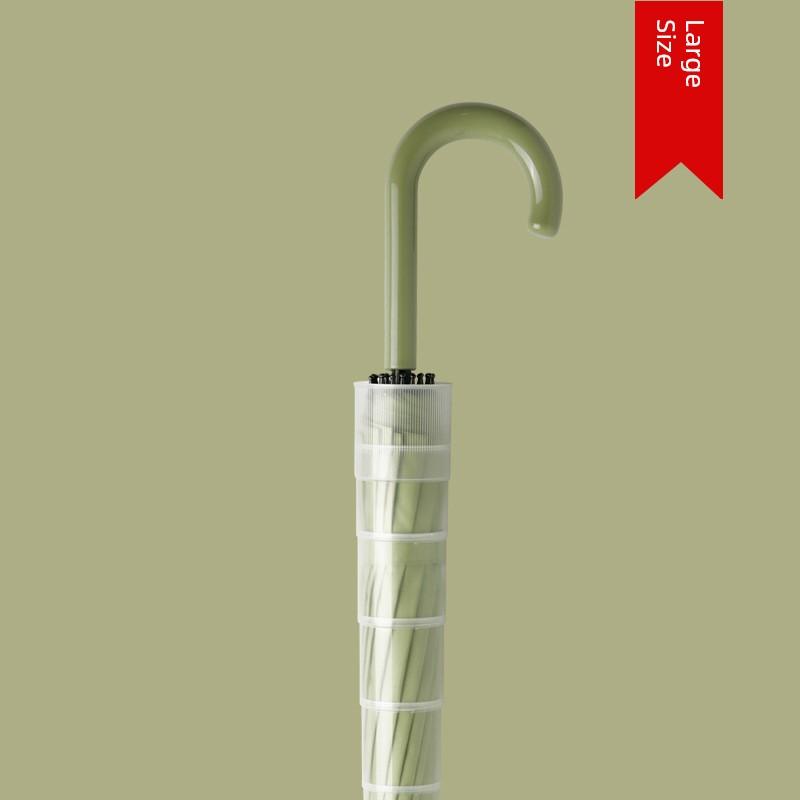 Waterproof Umbrella, Double-Sized Reinforced Long-Handled Umbrella for Men, Wind-Resistant, Extra-Large Straight Umbrella for Three People, Can Be