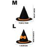 New Non-woven Halloween Witch Hat Small Craft DIY Decorations Doll Hat Miniature Cap Halloween Costume Accessory