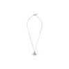 Vivienne Westwood Roxanne Rhinestone Colorful Glaze Enamel Necklace Women necklace Silver 630203AO-02P309