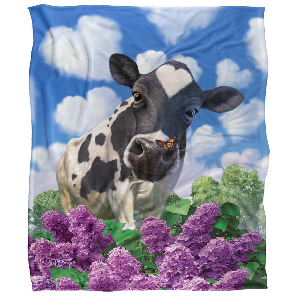 JQ Licensing Jlo Silky Cow Supersoft Blanket