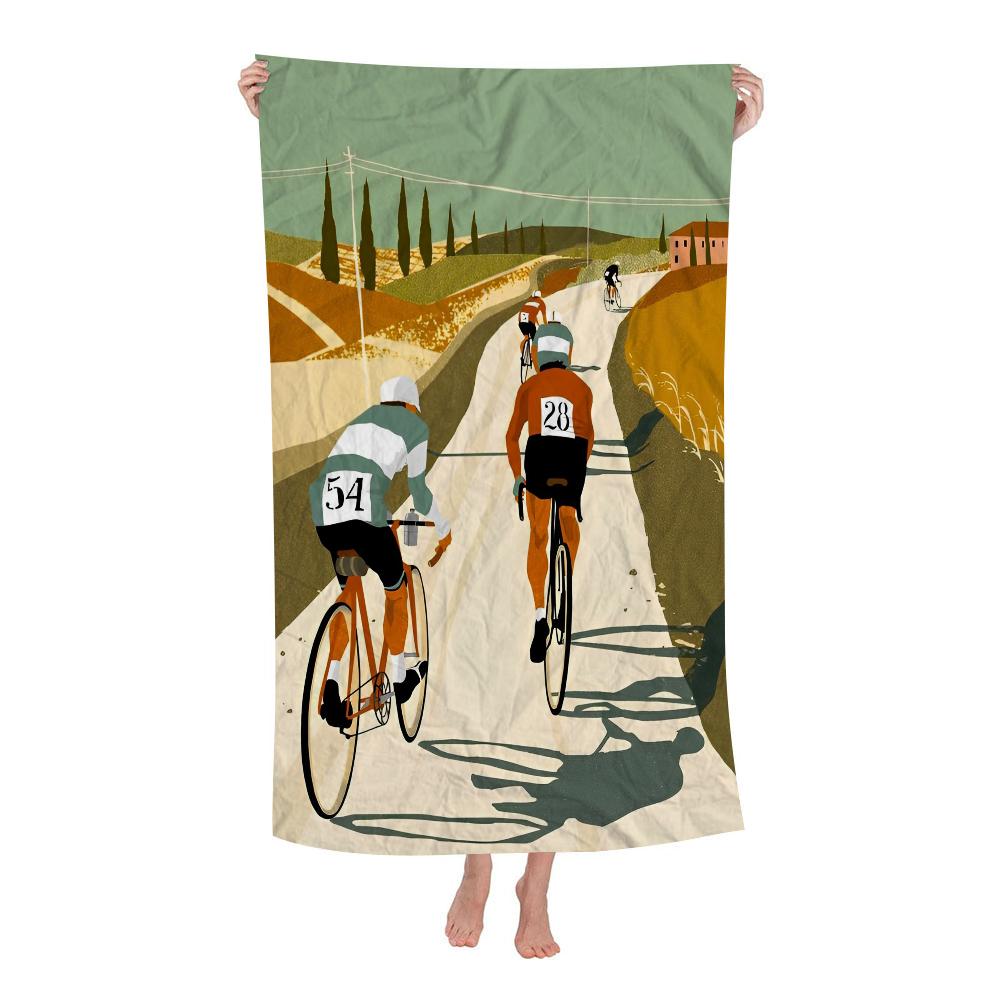 Cyklistika Vintage Krajina Mikrovlákno Plážová osuška Savá Rychleschnoucí Měkká Jógová Plavecká Rekreační Horolezecká Osuška