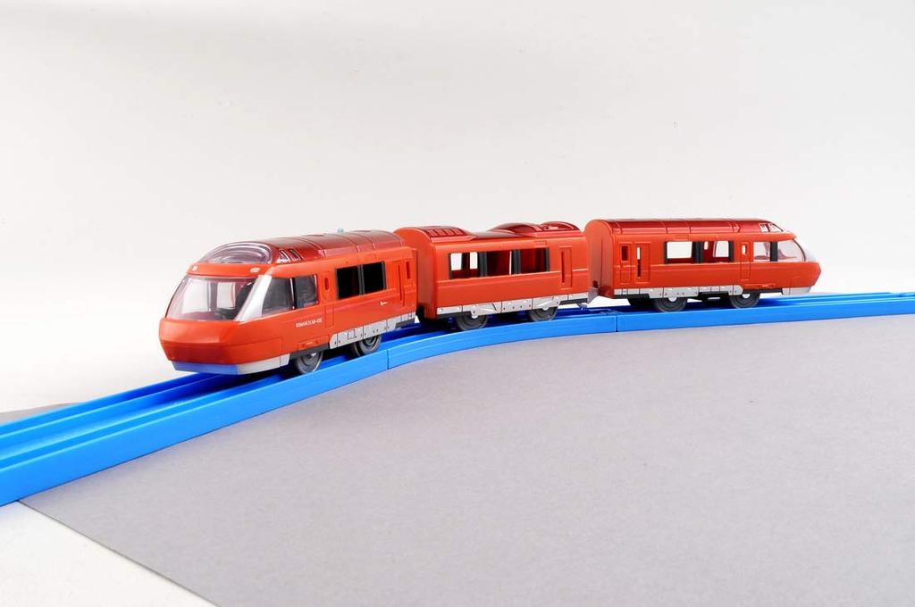 Takara Tomy Odakyu Romancecar GSE70000 Train Ages 3 and Meets Toy Safety ST Mark "Plarail S-52 Series" Toy, Up, Standards, Certified.