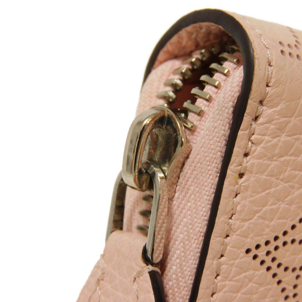 Used Zippy Wallet M82755 7940 (12564) - Current Model - Perforated Pink RFID Monogram Mahina Rose Jasmine Women's from