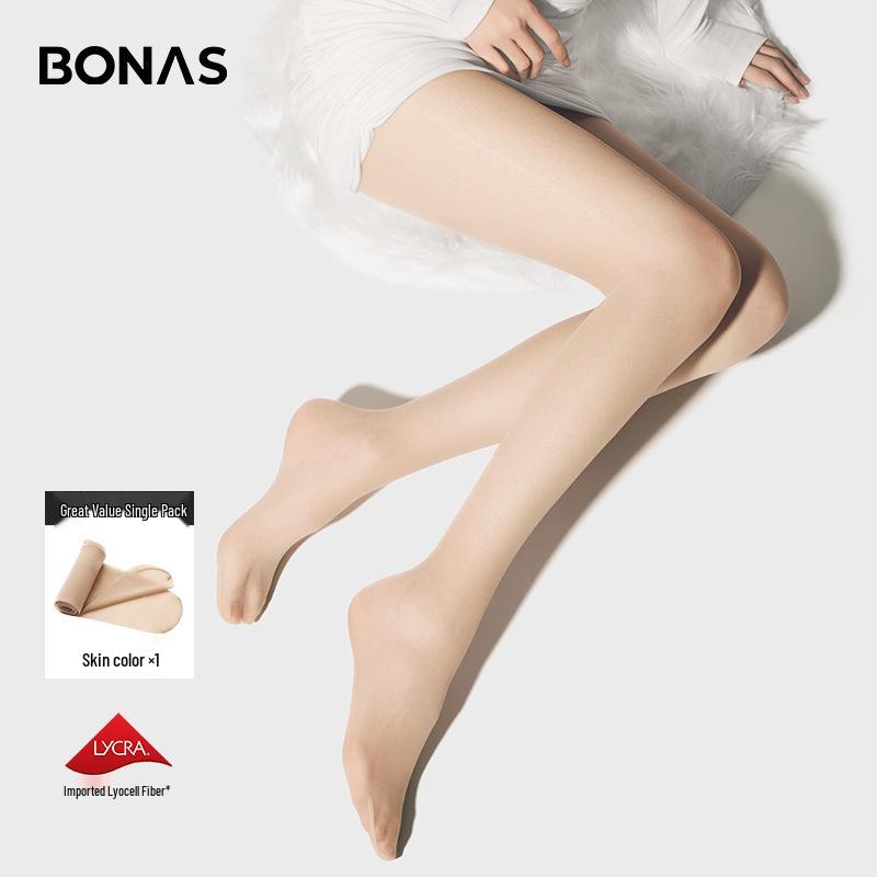 

BonaSi Seamless Nude Lycra Stockings: Anti-Snag, Non-Slip, High Elasticity for Women One Size (Suggested for 80-120 Jin)
