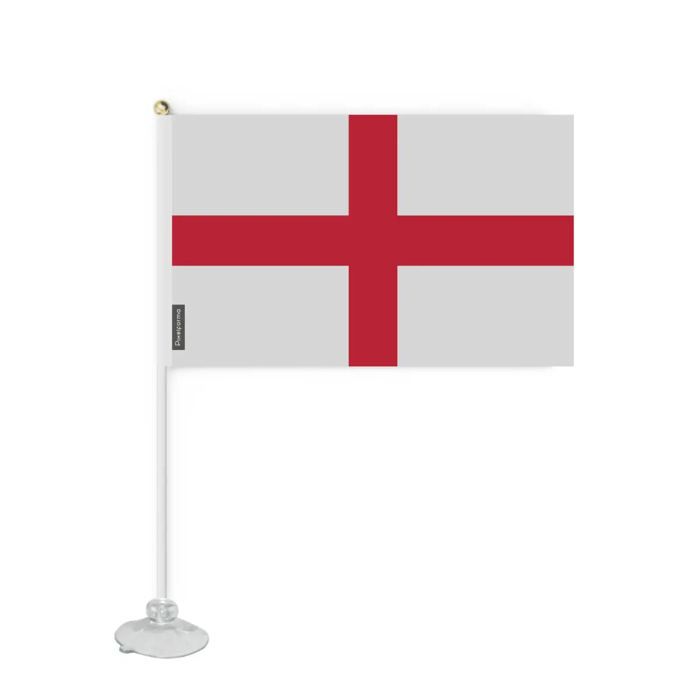 Drapeau - Angleterre - Mini Drapeau Ventouse - 20 x 30 cm - Polyester - Otisk Recto/Verso