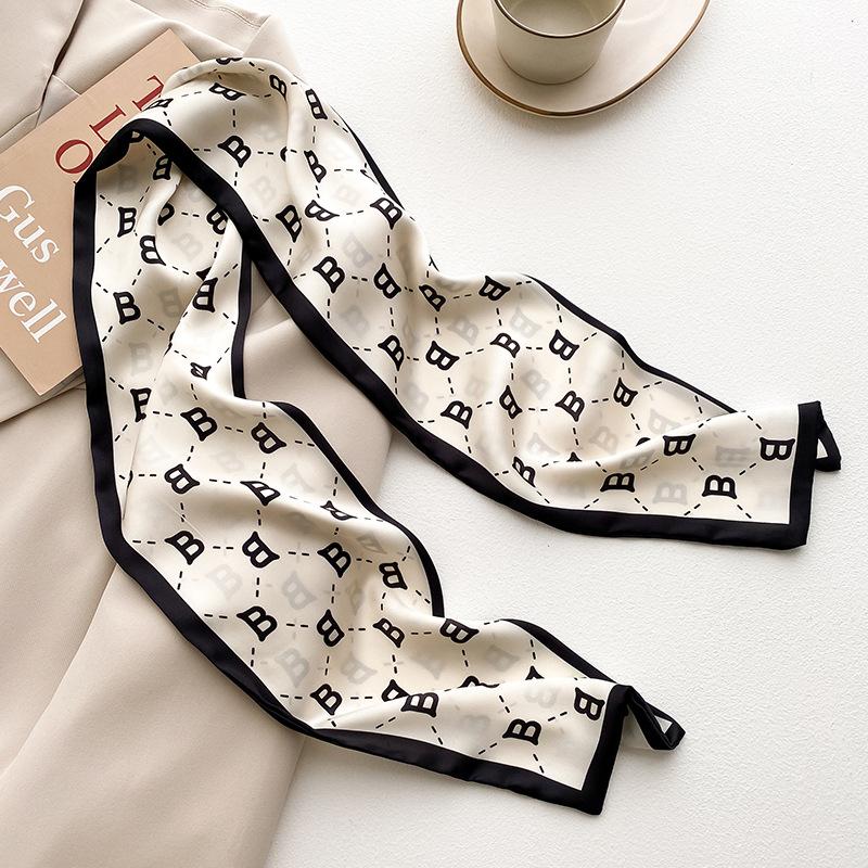 Skinny Neckerchief Long Hair Ribbons Scarfs Women Fashion Headbands Neck Scarves 13x110cm