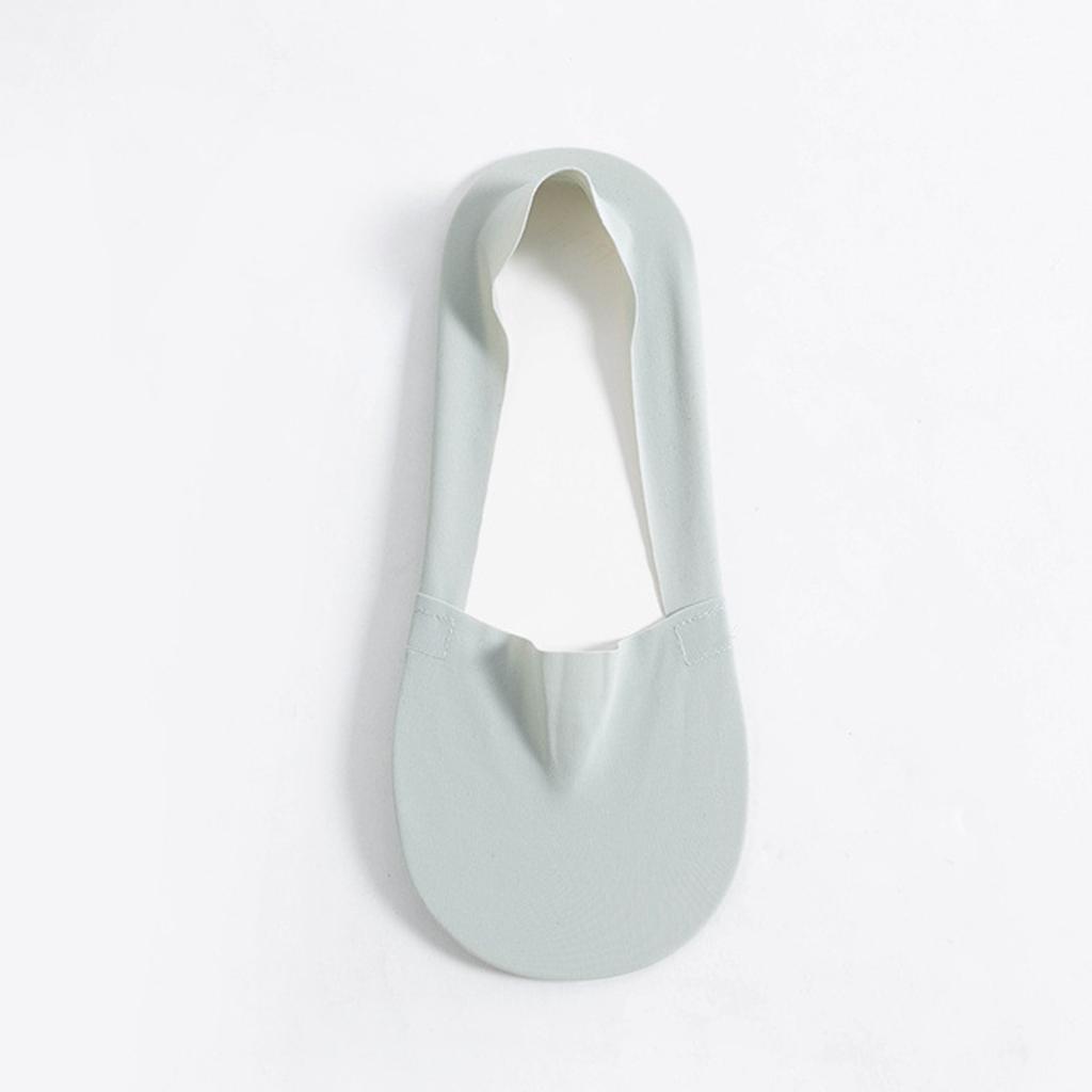 Women Invisible No Show Socks Breathable Thin Ice Silk Low Cut Silicone Non Slip Socks Five Pairs Set for Everyday Use