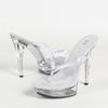 Eilyken Fashion PVC Transparent Crystal Women Slippers Sexy Stiletto Heels Nightclub Wedding Stripper Shoes Zapatos De Mujer