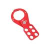 Industrial Corrosion Resistant Lockout Tagout with 6 Padlock Holes Strong Steel Lockout Hasp Upgrades For Multiple Worker