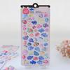 3D Marine Animal Embossed Crystal Stereo Fish Stickers 4PCS Kids' DIY Guka Supplies Decorative Decals BulingBulingStickers Store
