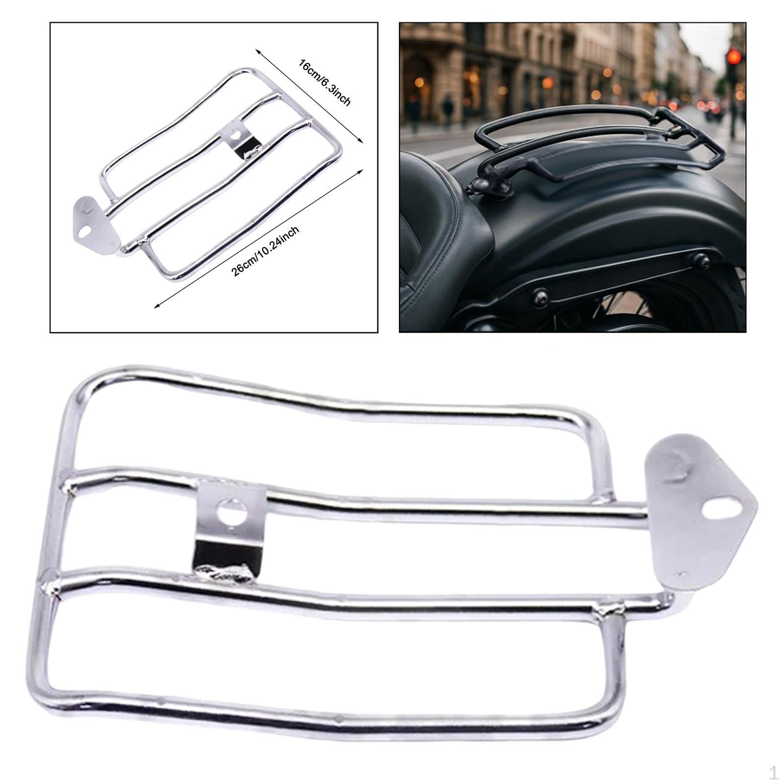 

Багажник для мотоцикла, багажная полка, легко устанавливаемое крепление, высокая производительность, съемный argent