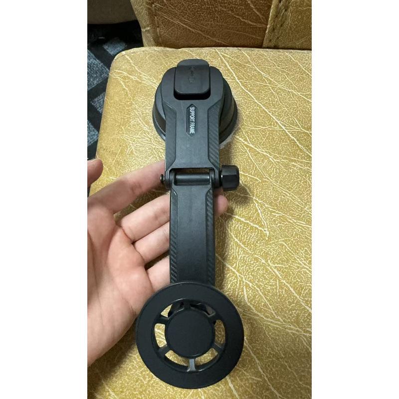 Magnetic Wireless Car Phone Holder & Charger - Dashboard Foldable Navigation Mount