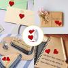 500pcs Sealing Stickers Love Heart Stickers Exquisite Blank Sealing Label Self-adhesive Handmade Reward Sticker Party
