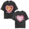 Sabrina Carpenter Short N Sweet Tour Washed Graphic Tshirt Men Women Summer Cotton Casual Oversized Short Sleeve T Shirts Tops