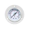 MAIRUIKESI Dry Pressure Gauge 50mm -1-0-600bar Back Connection With Flange 304 Stainless Steel Case for Water Gas Air Manometer