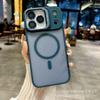 Applicable to iPhone11promax matte skin magnetic suction mobile phone case lens holder Apple 11 all-inclusive protective case