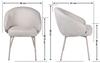 OTILO Velvet Beige Upholstered Chair